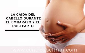 La caída del cabello durante el embarazo y el postparto. Durante el embarazo los cambios los cambios físicos y hormonales afectan a muchas partes de nuestro cuerpo y también el cabello los sufre. Para controlar y evitar la caída del cabello en el embarazo y en el postparto queremos ayudarte dándote consejos para que cuides tu cabello. ¡También te informamos de los tratamientos capilares apropiados para la caída del cabello producida por los cambios hormonales!