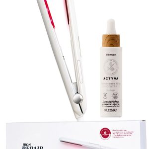 Plancha infrarrojos Iron Repair + tratamiento ácido hialurónico Ialu de Actyva Kemon
