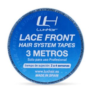 Adhesivo para prótesis capilares azul Lace Front LuxHair rollo de 3 m.