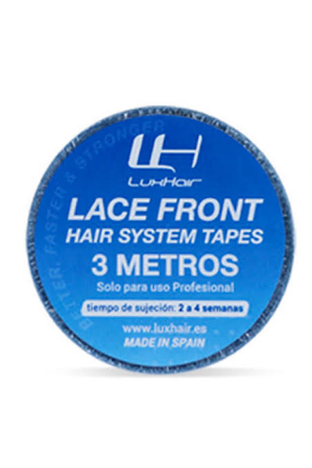 Adhesivo para prótesis capilares azul Lace Front LuxHair rollo de 3 m.